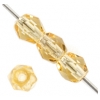 Fire Polished 4mm Topaz
